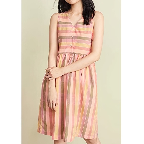 Ace & Jig Dresses & Skirts - Ace & Jig Rooney Midi Sleeveless Dress in Paradise